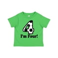 thumbnail image 1 of Inktastic 4 Year Old Soccer Party 4th Birthday Boys or Girls Toddler T-Shirt, 1 of 5