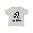 thumbnail image 1 of Inktastic 4 Year Old Soccer Party 4th Birthday Boys or Girls Toddler T-Shirt, 1 of 5