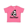thumbnail image 1 of Inktastic 4 Year Old Soccer Party 4th Birthday Boys or Girls Toddler T-Shirt, 1 of 5