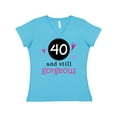 thumbnail image 1 of Inktastic 40th Birthday Gorgeous Women's V-Neck T-Shirt, 1 of 5