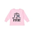 thumbnail image 1 of Inktastic 4th Birthday 4 Year Old Arrow Girls Long Sleeve Toddler T-Shirt, 1 of 5