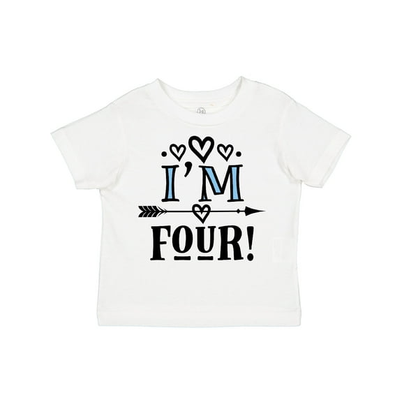 Inktastic 4th Birthday 4 Year Old Arrow Girls Toddler T-Shirt
