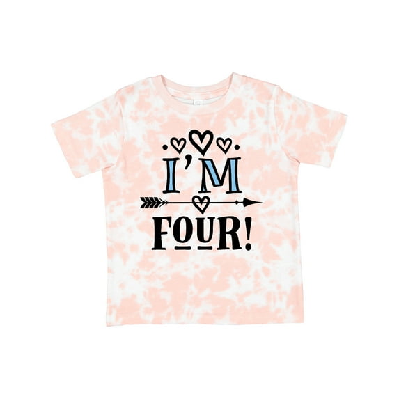 Inktastic 4th Birthday 4 Year Old Arrow Girls Toddler T-Shirt