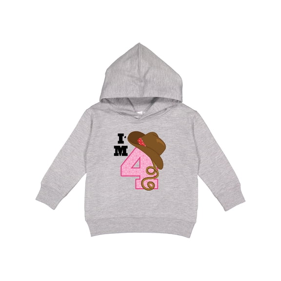 Inktastic 4th Birthday Cowgirl 4 Year Old Toddler Hoodie