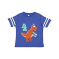 thumbnail image 1 of Inktastic 4th Birthday Dinosaur Boys or Girls Toddler T-Shirt, 1 of 5