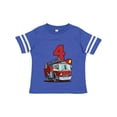 thumbnail image 1 of Inktastic 4th Birthday Fire Truck Boys or Girls Toddler T-Shirt, 1 of 5