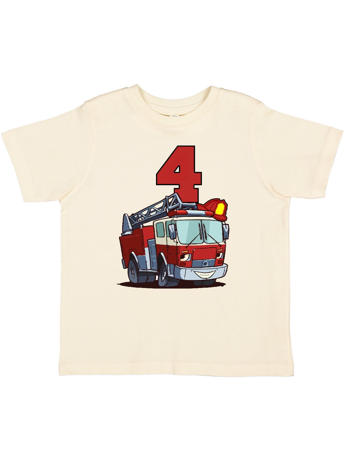 Fire Truck Costume Toddler Red Firefighter Fire Truck Toddler T-Shirt -  Cute Kids Fireman Theme Top Emergency Services Clothing, image size:1203x1604
