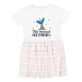 thumbnail image 1 of Inktastic 4th Birthday Mermaid Tail Girls Girls Toddler Dress, 1 of 5
