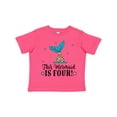 thumbnail image 1 of Inktastic 4th Birthday Mermaid Tail Girls Girls Toddler T-Shirt, 1 of 5
