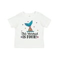 thumbnail image 1 of Inktastic 4th Birthday Mermaid Tail Girls Girls Toddler T-Shirt, 1 of 5