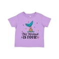 thumbnail image 1 of Inktastic 4th Birthday Mermaid Tail Girls Girls Toddler T-Shirt, 1 of 5