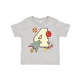 thumbnail image 1 of Inktastic 4th Birthday Outer Space Theme Boys or Girls Toddler T-Shirt, 1 of 5