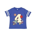 thumbnail image 1 of Inktastic 4th Birthday Outer Space Theme Boys or Girls Toddler T-Shirt, 1 of 5