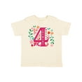 thumbnail image 1 of Inktastic 4th Birthday Party Photo Number 4 Girls Toddler T-Shirt, 1 of 5