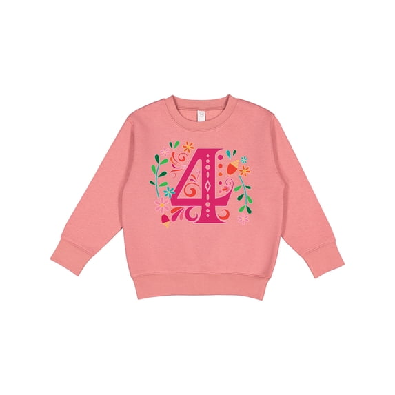 Inktastic 4th Birthday Party Photo Number 4 Toddler Sweatshirt