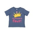 thumbnail image 1 of Inktastic 4th Birthday Princess is Four Girls Toddler T-Shirt, 1 of 5