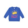 thumbnail image 1 of Inktastic 4th Birthday Princess is Four Toddler Sweatshirt, 1 of 4