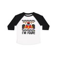 thumbnail image 1 of Inktastic 4th Birthday Racing Car 4 Year Old Boys Toddler T-Shirt, 1 of 5
