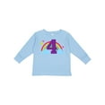 thumbnail image 1 of Inktastic 4th Birthday Rainbow Girls Long Sleeve Toddler T-Shirt, 1 of 5