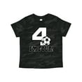 thumbnail image 1 of Inktastic 4th Birthday Soccer 4 Year Old Boys or Girls Toddler T-Shirt, 1 of 5