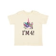 thumbnail image 1 of Inktastic 4th Birthday Unicorn Party 4 Year Old Girl Girls Toddler T-Shirt, 1 of 5