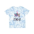 thumbnail image 1 of Inktastic 4th Birthday Unicorn Party 4 Year Old Girl Girls Toddler T-Shirt, 1 of 5
