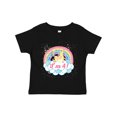 thumbnail image 1 of Inktastic 4th Birthday Unicorn Rainbow Cute Girls Girls Toddler T-Shirt, 1 of 5