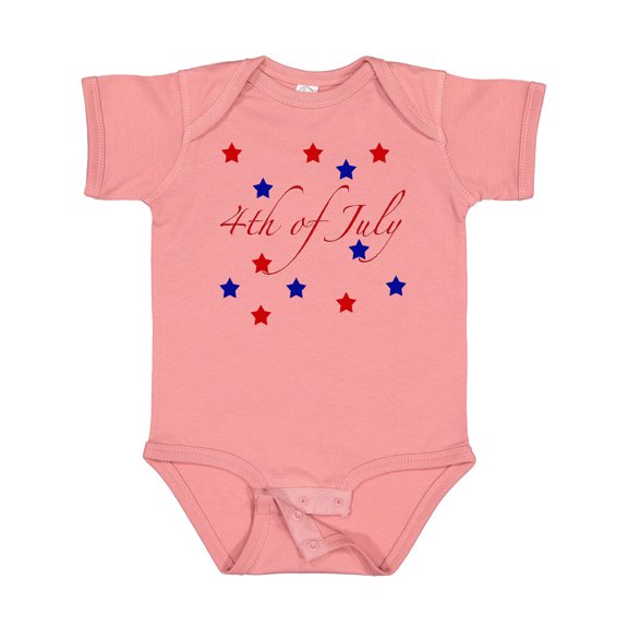 Inktastic 4th Of July Stars Boys or Girls Baby Bodysuit