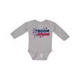 thumbnail image 1 of Inktastic 4th of July Boom Squad Blue and Red Fireworks Boys or Girls Long Sleeve Baby Bodysuit, 1 of 5
