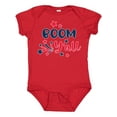 thumbnail image 1 of Inktastic 4th of July Boom Y'all with Red White and Blue Stars Boys or Girls Baby Bodysuit, 1 of 5