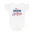 thumbnail image 1 of Inktastic 4th of July Boom Y'all with Red White and Blue Stars Boys or Girls Baby Bodysuit, 1 of 5