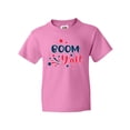 thumbnail image 1 of Inktastic 4th of July Boom Y'all with Red White and Blue Stars Youth T-Shirt, 1 of 5