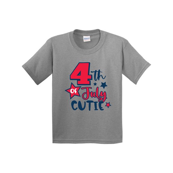 Inktastic 4th of July Cutie with Stars Youth T-Shirt