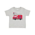 thumbnail image 1 of Inktastic 4th of July Firetruck with Red and Blue Stars Boys or Girls Baby T-Shirt, 1 of 5