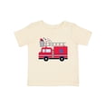 thumbnail image 1 of Inktastic 4th of July Firetruck with Red and Blue Stars Boys or Girls Baby T-Shirt, 1 of 5