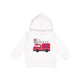 thumbnail image 1 of Inktastic 4th of July Firetruck with Red and Blue Stars Toddler Hoodie, 1 of 4