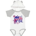thumbnail image 1 of Inktastic 4th of July Fireworks Stars and American Flag Boys or Girls Baby Bodysuit, 1 of 5