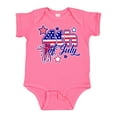 thumbnail image 1 of Inktastic 4th of July Fireworks Stars and American Flag Boys or Girls Baby Bodysuit, 1 of 5