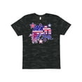 thumbnail image 1 of Inktastic 4th of July Fireworks Stars and American Flag T-Shirt, 1 of 4