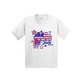 thumbnail image 1 of Inktastic 4th of July Fireworks Stars and American Flag Youth T-Shirt, 1 of 5