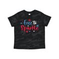 thumbnail image 1 of Inktastic 4th of July Free to Sparkle in Red White and Blue Boys or Girls Toddler T-Shirt, 1 of 5