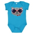 thumbnail image 1 of Inktastic 4th of July Girl Patriotic Cat Boys or Girls Baby Bodysuit, 1 of 5