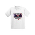 thumbnail image 1 of Inktastic 4th of July Girl Patriotic Cat Youth T-Shirt, 1 of 5
