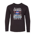thumbnail image 1 of Inktastic 4th of July If It Involves Fireworks Summer Nights & Barbecue Count Me In Long Sleeve Youth T-Shirt, 1 of 5