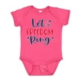 thumbnail image 1 of Inktastic 4th of July Let Freedom Ring with Stars Boys or Girls Baby Bodysuit, 1 of 5