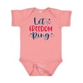 thumbnail image 1 of Inktastic 4th of July Let Freedom Ring with Stars Boys or Girls Baby Bodysuit, 1 of 5