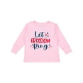 thumbnail image 1 of Inktastic 4th of July Let Freedom Ring with Stars Boys or Girls Long Sleeve Toddler T-Shirt, 1 of 5