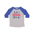 thumbnail image 1 of Inktastic 4th of July Let Freedom Ring with Stars Boys or Girls Toddler T-Shirt, 1 of 5