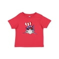 thumbnail image 1 of Inktastic 4th of July Patriot Shark Boys or Girls Baby T-Shirt, 1 of 5