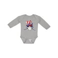 thumbnail image 1 of Inktastic 4th of July Patriot Shark Boys or Girls Long Sleeve Baby Bodysuit, 1 of 5